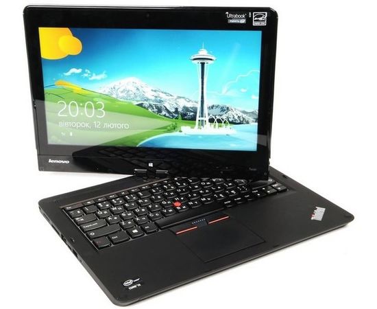  Ноутбук Lenovo ThinkPad Twist S230u 12&quot; IPS i7 4GB RAM 500GB HDD + 24GB SSD, фото 1 