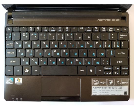  Ноутбук Acer Aspire One D270 10&quot; 2GB RAM 80GB HDD, фото 2 