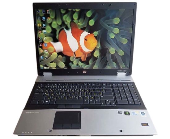  Ноутбук HP EliteBook 8730W 17 &quot;Full HD NVIDIA 4GB RAM 320GB HDD WOT, image 1 