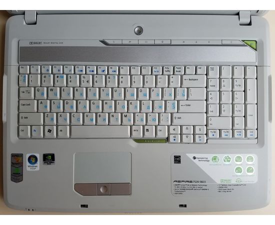  Ноутбук Acer Aspire 7520 17 &quot;4GB RAM 320GB HDD, image 2 