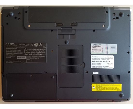  Ноутбук Sony Vaio PCG-71111L (VPCB11QGX) 15 &quot;i3 4GB RAM 250GB HDD, image 8 