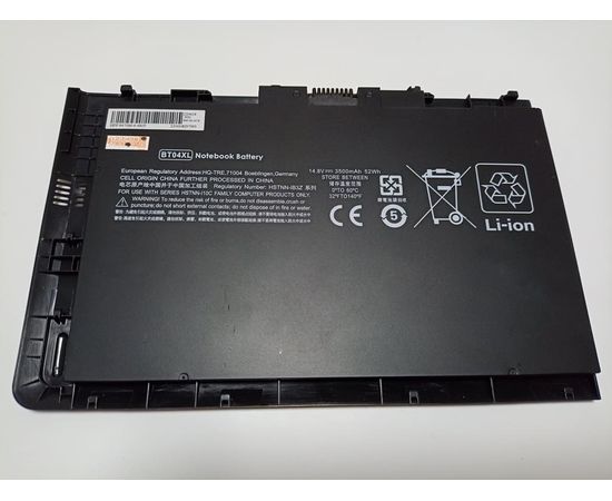  Батарея (аккумулятор) HP EliteBook Folio 9470m, 9480m BT04XL 14.8V 3500 mAh (новая, уценка), фото 1 